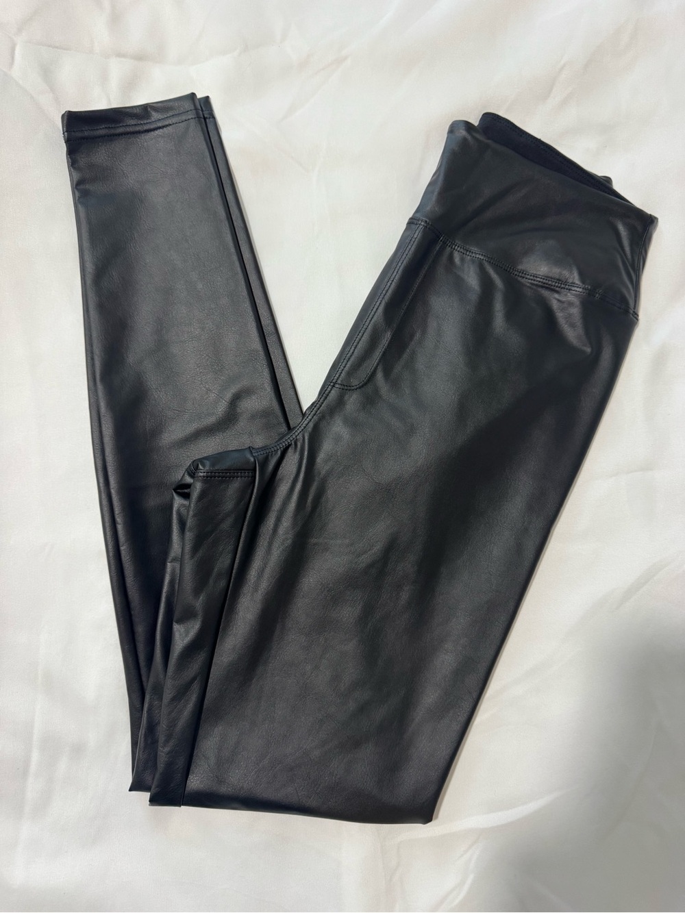 OFFLINE by Aerie - Real Luxe Faux Leather Leggings - Black - Medium - High Rise